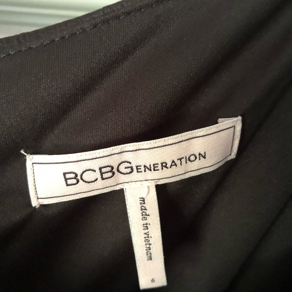 BCBGeneration side drawstring design asymmetrical mini dress, size 6 - Picture 12 of 12